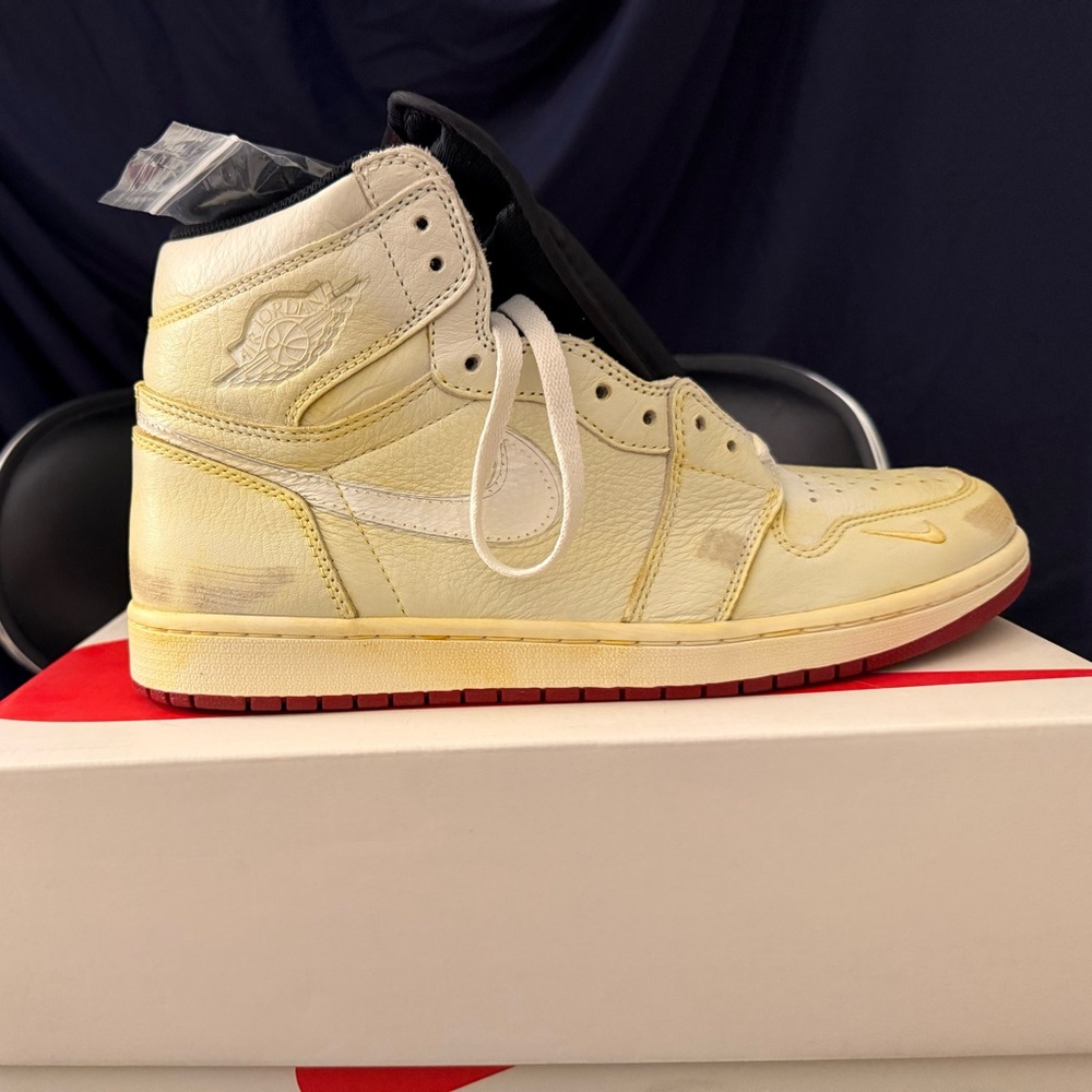 Jordan Sneakers in Cream and White